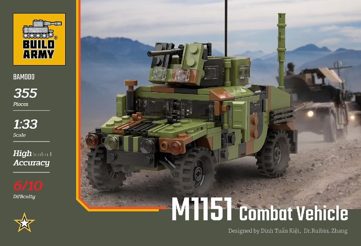 Build Army Humvee M1151 Combat Vehicle