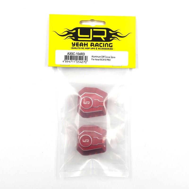 Yeah Racing Aluminum Diff Cover 2pcs For Axial SCX10 PRO