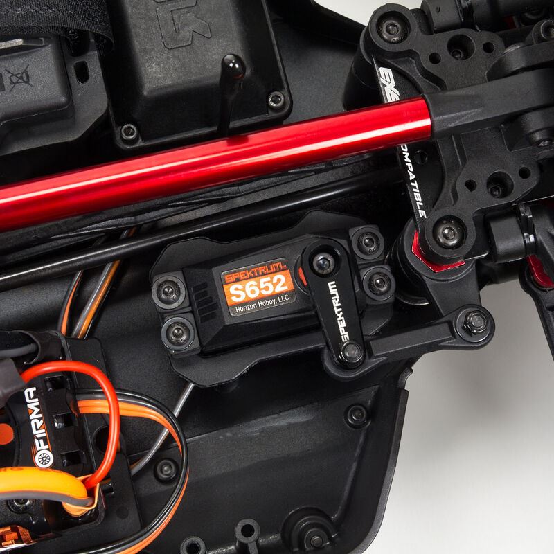 Arrma Mojave V2 6s 4WD BLX Red/Black Desert Truck with Spektrum Firma - ARA7604V2T2