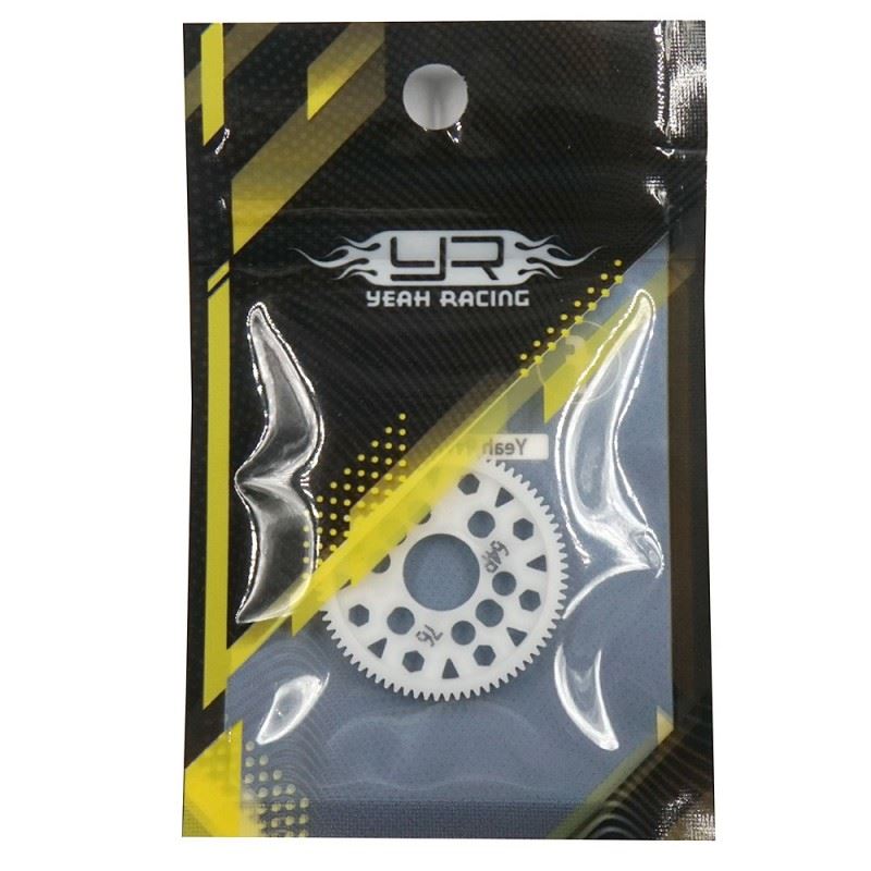 Yeah Racing Competition Delrin Spur Gear 64P 76T For 1/10 On Road Touring Drift