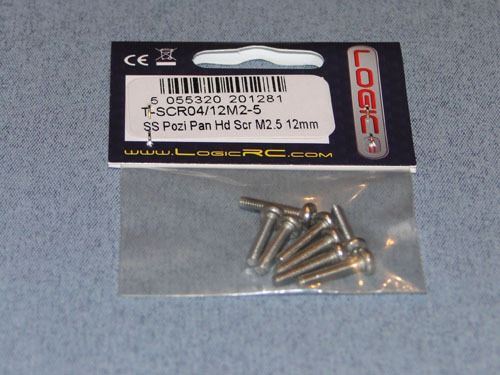 RACTIVE SS Pozi Pan Hd Scr M2.5 12mm Pk8