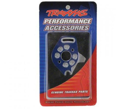 TRAXXAS Plate, motor, 6061-T6 aluminium (blue-anodised)