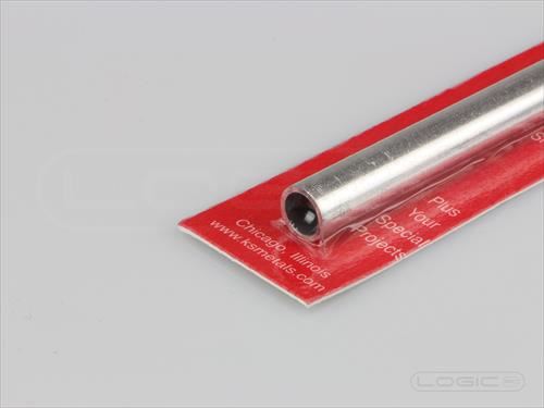 KS 300mm Heavy Wall Aluminium Tube 9mm OD (Pk1) .89mm Wall