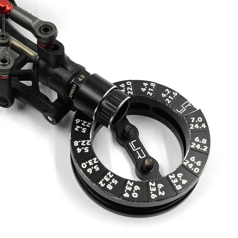 Yeah Racing Aluminum Round Droop Gauge For 1/10 RC Car