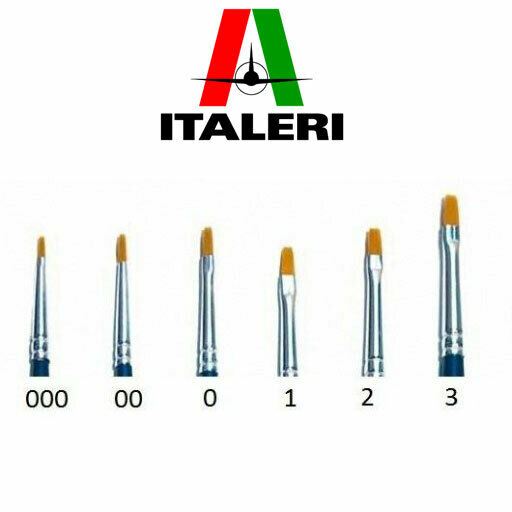 Italeri 3 Brush S Flat