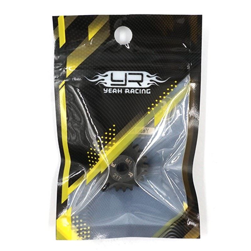 Yeah Racing 21T HD Steel Mod1 5mm Bore Motor Gear Pinion