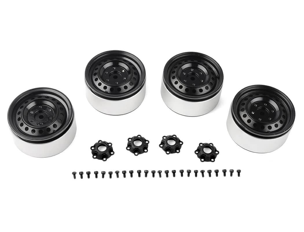 RC4WD RAD 1.9 ALUMINUM INTERNAL BEADLOCK WHEELS (BLACK)