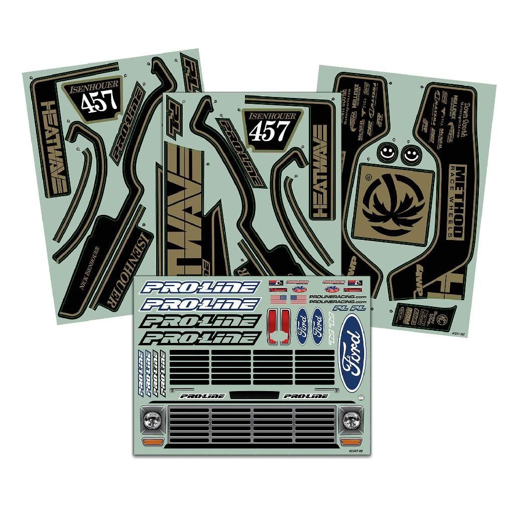 Proline 1/7 Pre-Cut 1967 Ford F-100 Heatwave Black: Unlimited Desert