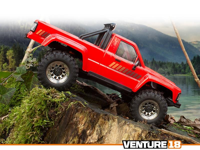 HPI Venture18 1985 Toyota Hilux SR5 Brushed - Red