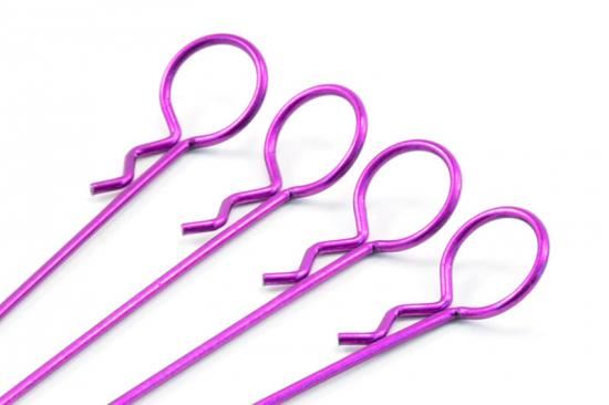 Fastrax Small Metallic Purple Long Body Pin