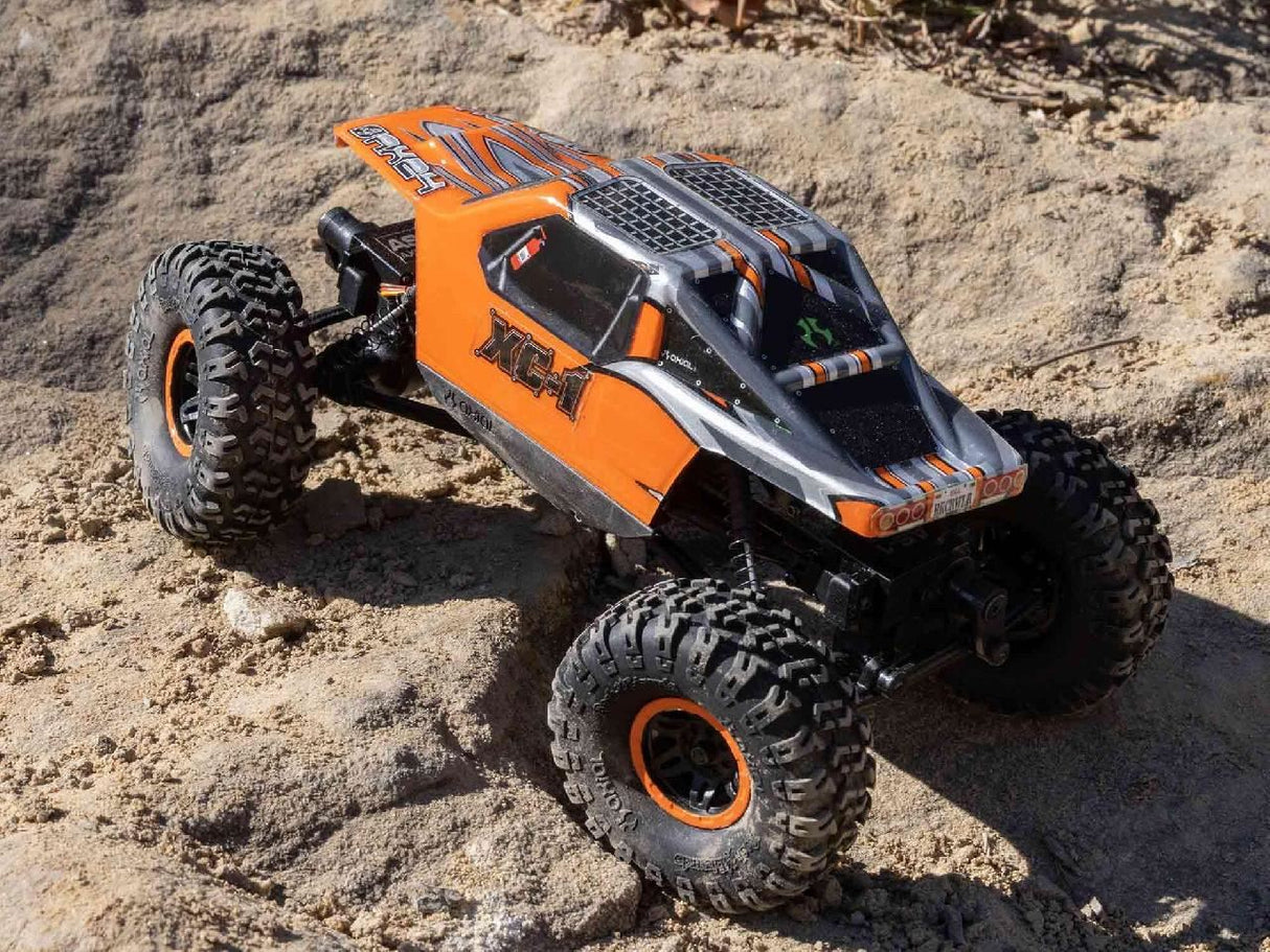 Axial 1/24 AX24 XC-1 4WS Crawler Brushed RTR, Orange