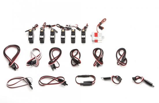 Ripmax Mini Xcalibur Quartz Servos & Leads Pack