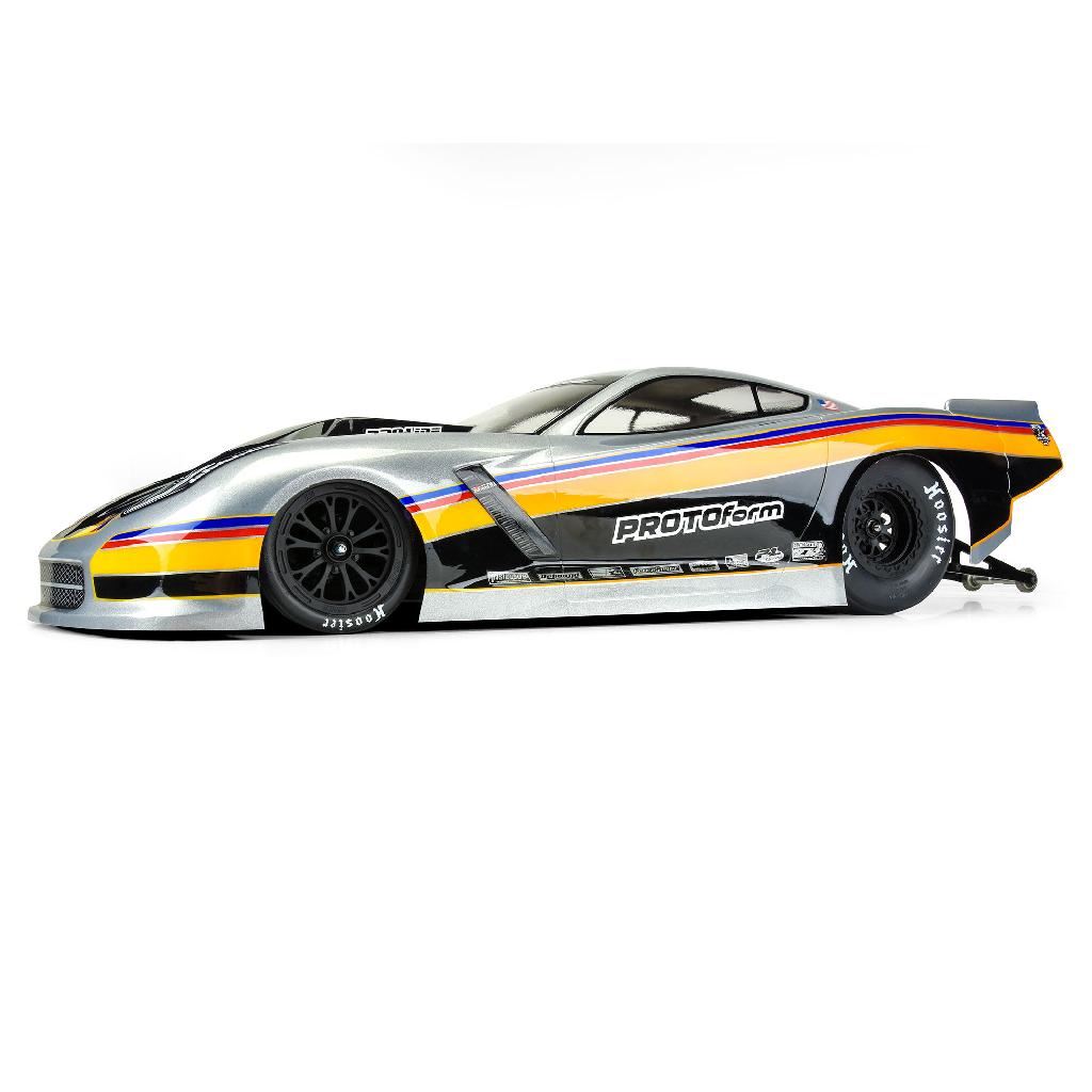 PRM 1/10 Chevrolet Corvette C7 Pro-Mod Clear Body: Drag Car