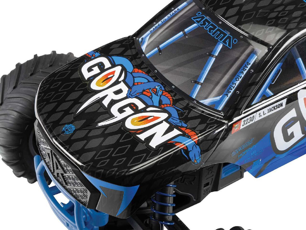 Arrma Gorgon 2wd MT 1/10th RTR (no Battery/Charger) Blue
