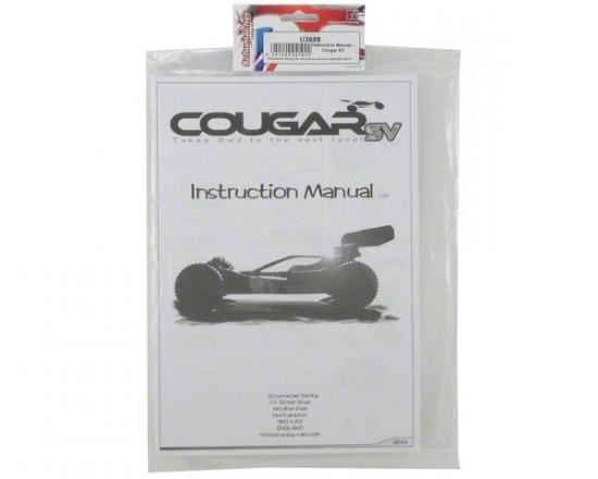 Schumacher Instr Manual - Cougar SV