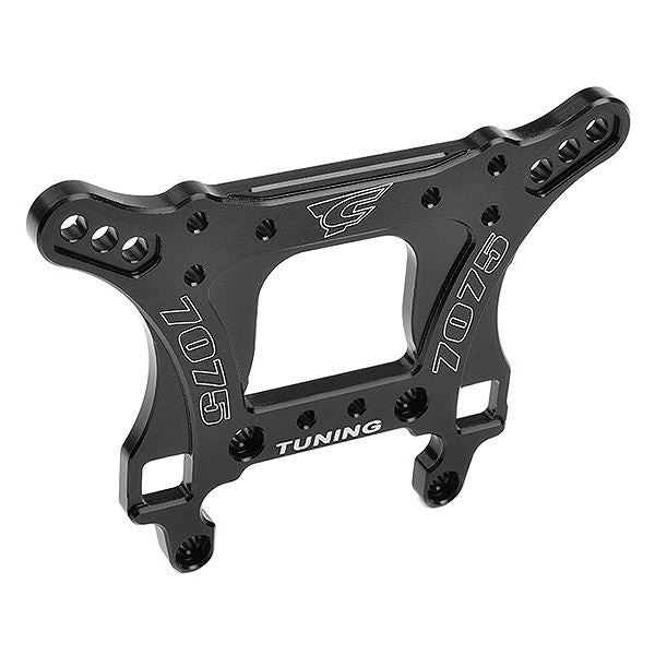 Corally Shock Tower Front 5mm Swiss Made 7075 t6 Hard Black