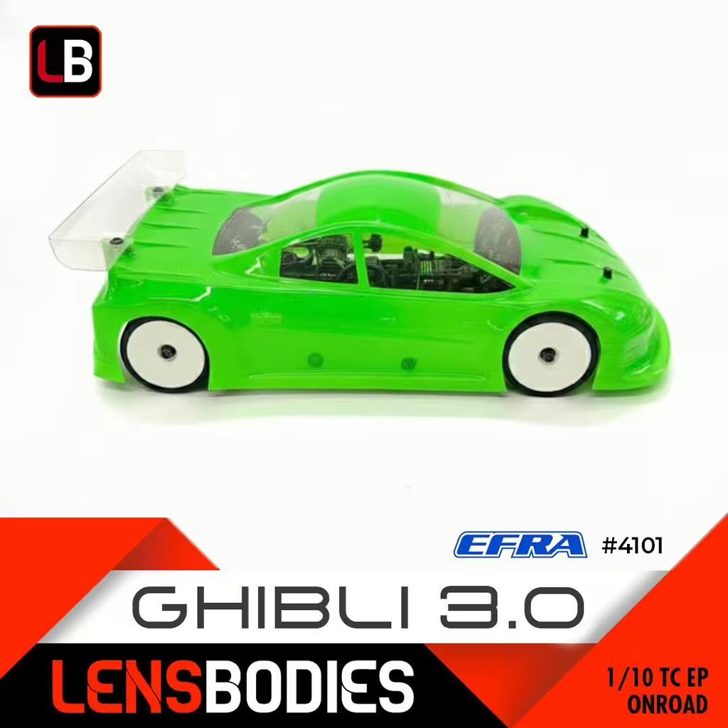 Lens 1/10 On Road Body Ghibli 3.0 Standard Weight