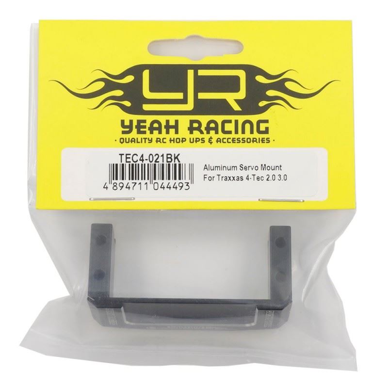 Yeah Racing Aluminum Servo Mount For Traxxas 4-Tec 2.0 3.0