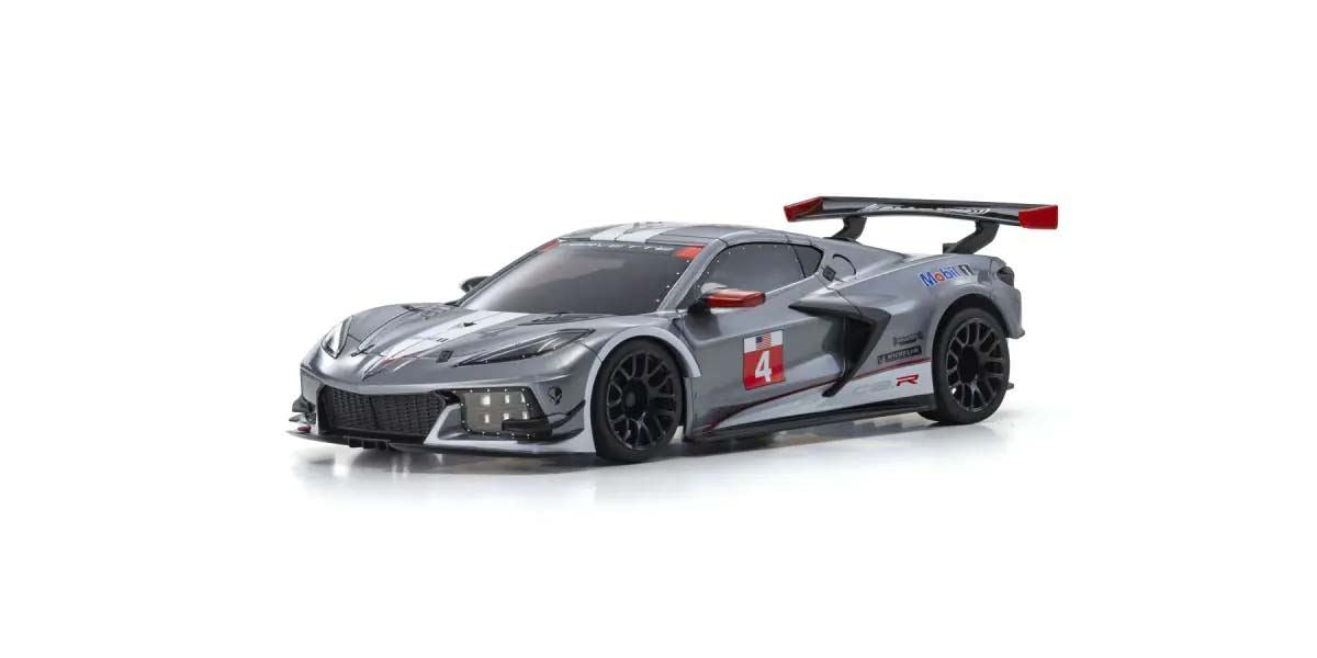 Kyosho Mini-Z Mr04 Rwd Corvette C8-R Gun Metal/White (W-Mm/Kt531P)