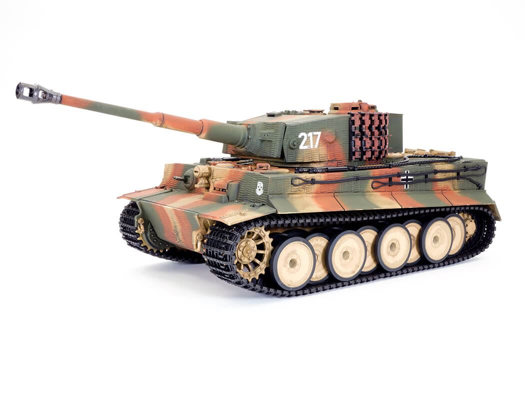 TAIGEN 1 24 TIGER 1 IR BATTLE TANK MIDDLE VERSION - CAMO