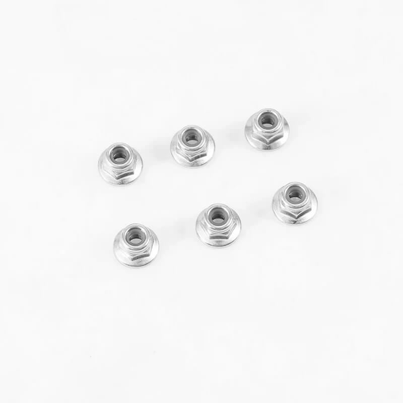 Fms Nylon Flange Lock Nuts M3
