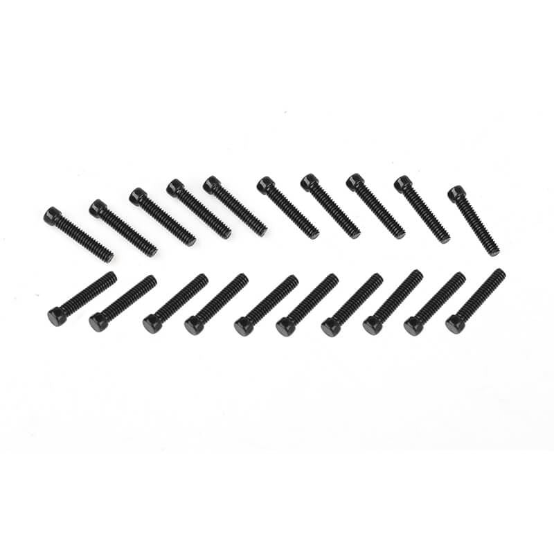 Rc4Wd Scale Hex Head Bolts (M2 X 10Mm) Black