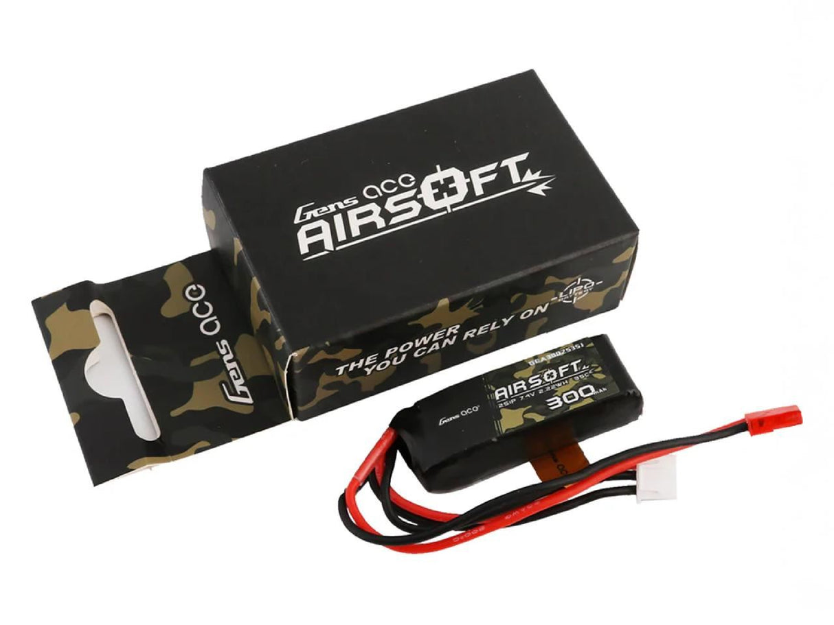 Gens Ace Airsoft 2S 300Mah 35C With Jst (Hpa Control)