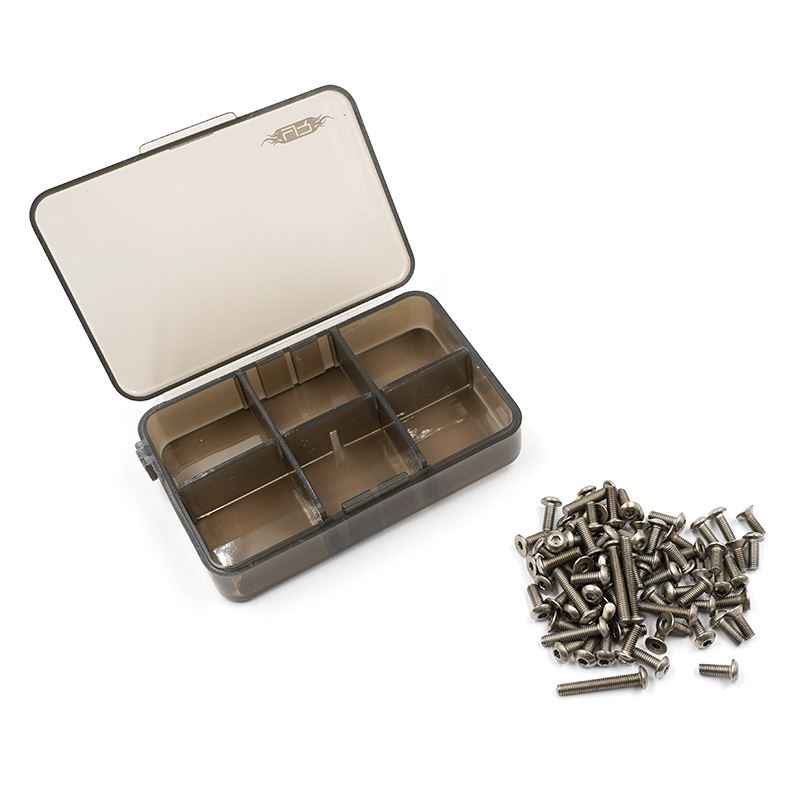 Yeah Racing Titanium Screw Assorted Set w/Box For Tamiya MF-01X