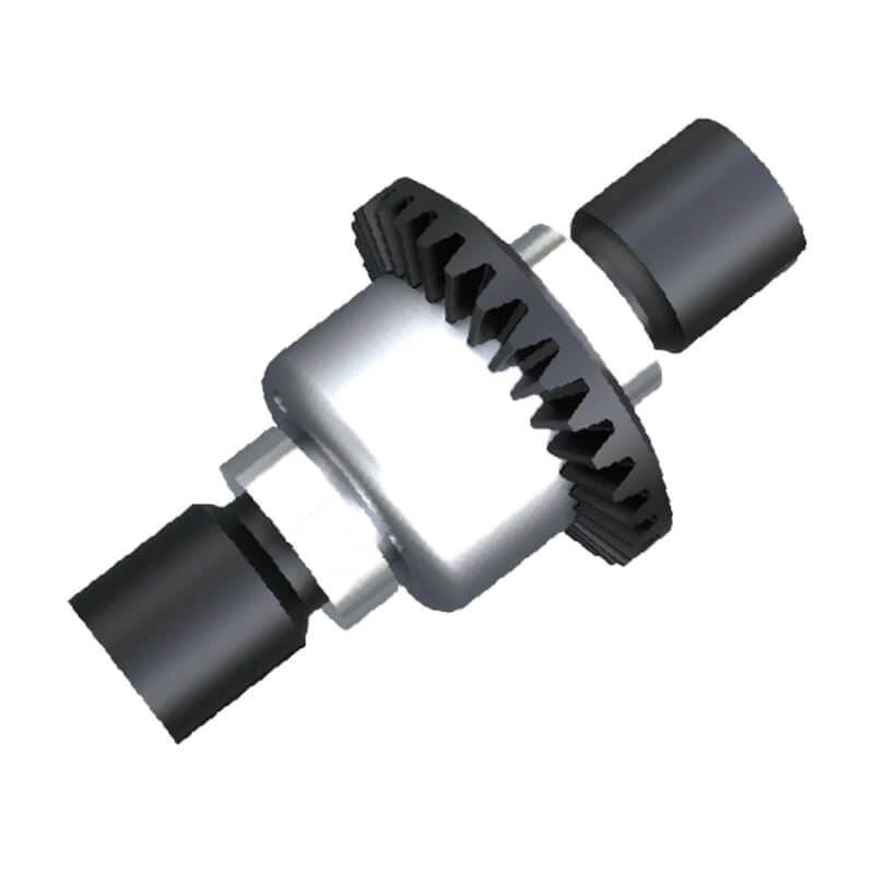 Udi Rc Steel Differential Assembly Straight Teeth