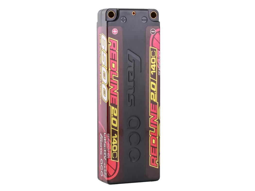 Gens Ace Li-Po HV Car Hard Case 2S1P 7.6V 6500mAh 140C RL2 with 5mm