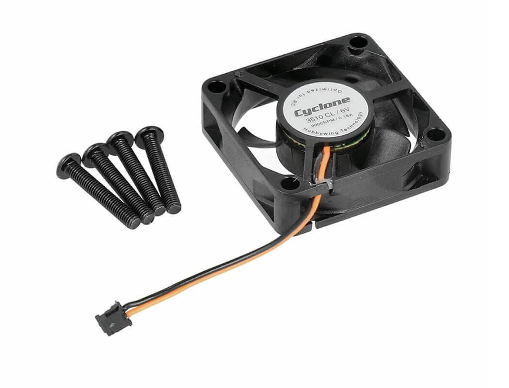 Hobbywing Fan P3510 Zh2Y 35X35 6V 9,000Rpm Black A (Max6 G2)