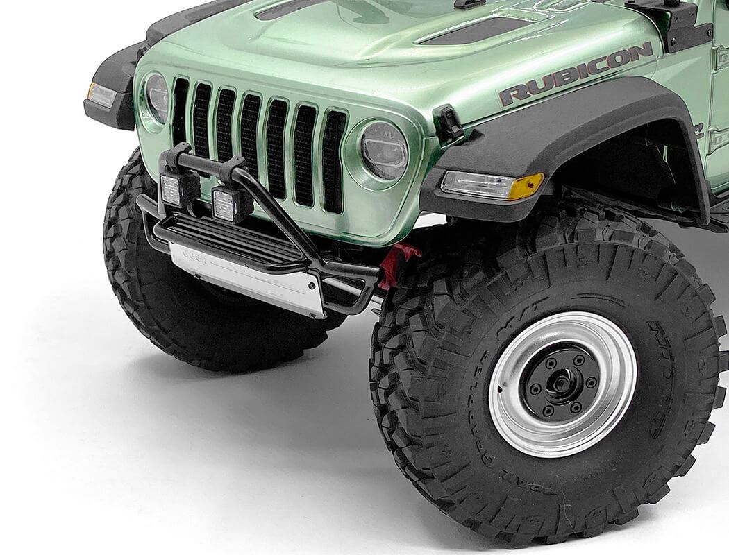RC4WD KS STEEL FRONT BUMPER W/ LIGHTS FOR AXIAL 1/10 SCX10 III JEEP (GLADIATOR/WRANGLER)