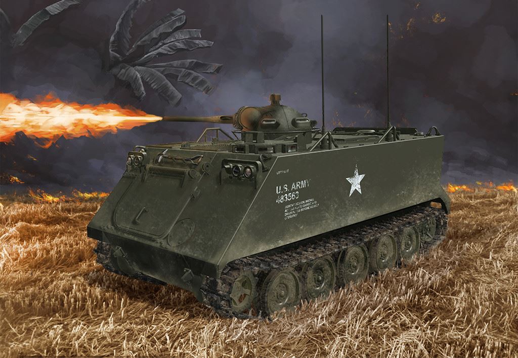 Dragon M132 Armoured Flamethrower Apc (Smart Kit)