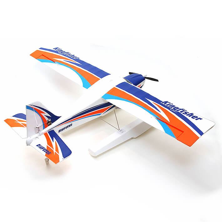 Fms 1400Mm Kingfisher Pnp With Wheels,Floats,Skis And Flaps
