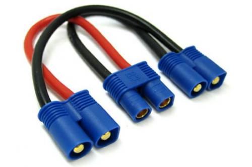 Etronix Battery Hamess For 2 Packs In Series Adaptor