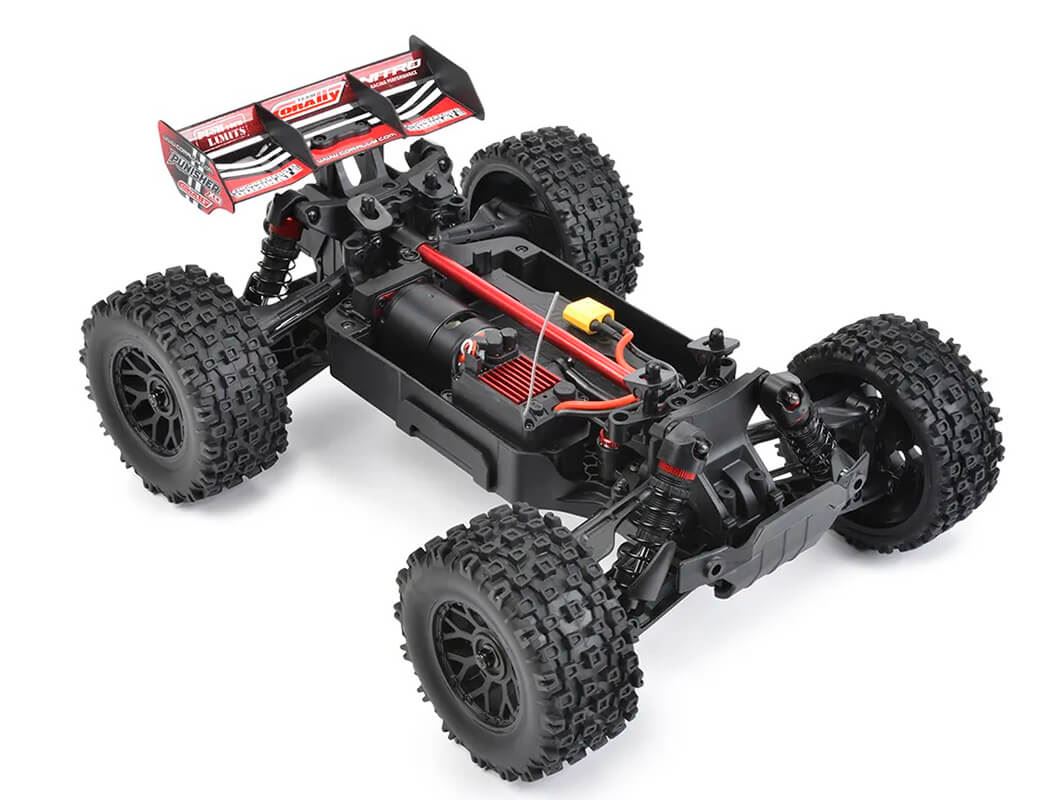 Corally Punisher Xd Rtr Truck - Red