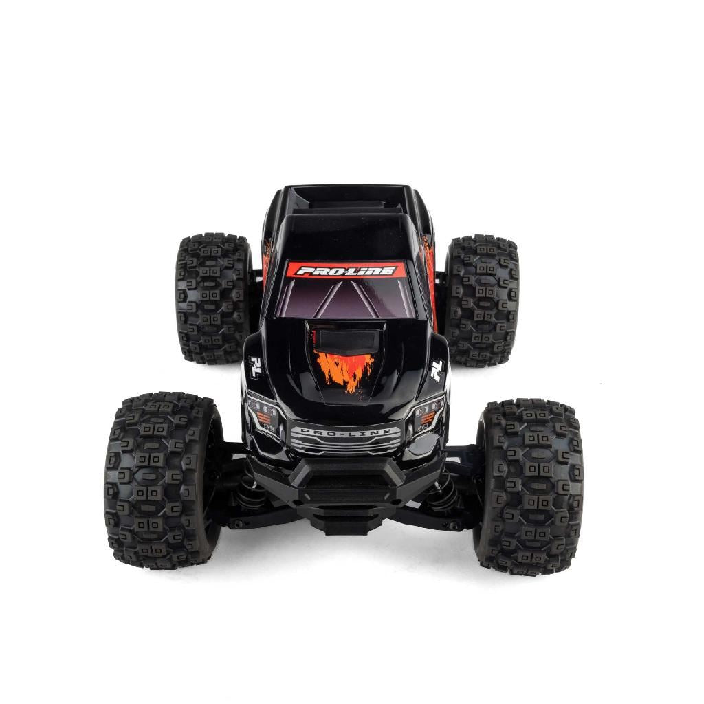 Pro-Line 1/16 Pre-Cut Truck Body Tough Color Black: Traxxas Mini Maxx