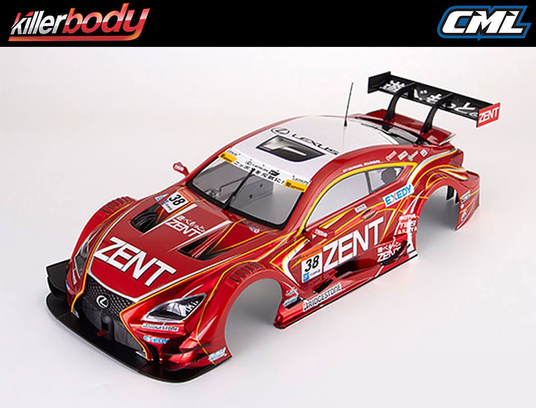 KILLERBODY ZENT CERUMO RC F FINISHED BODYSHELL 1/10TH