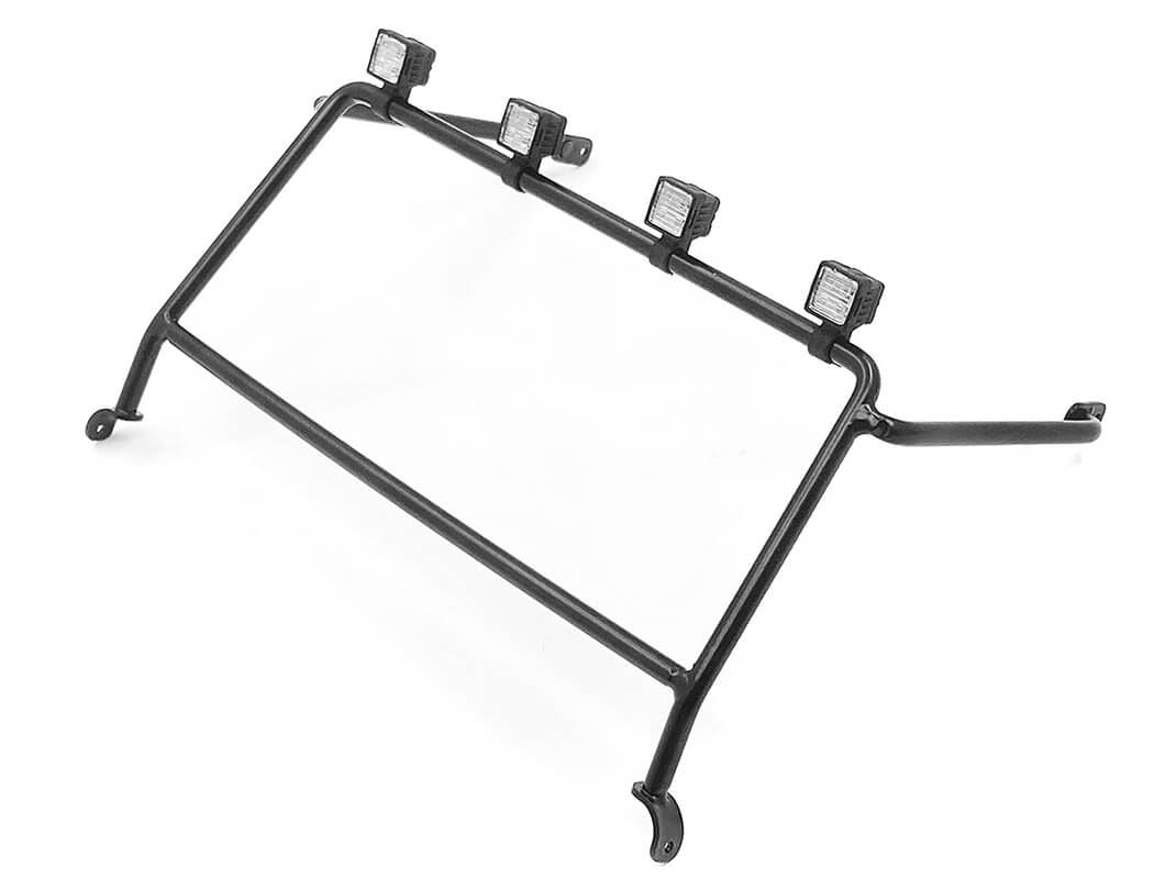 RC4WD FRONT WINDOW ROLL CAGE W/ FLOOD LIGHTS FOR RC4WD GELANDE II 2015 LAND ROVER DEFENDER D90 (PICK