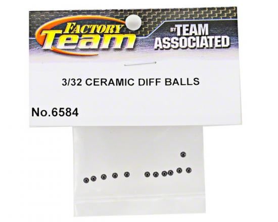 TEAM ASSOCIATED DIFF BALLS 3/32 CERAMIC (12)