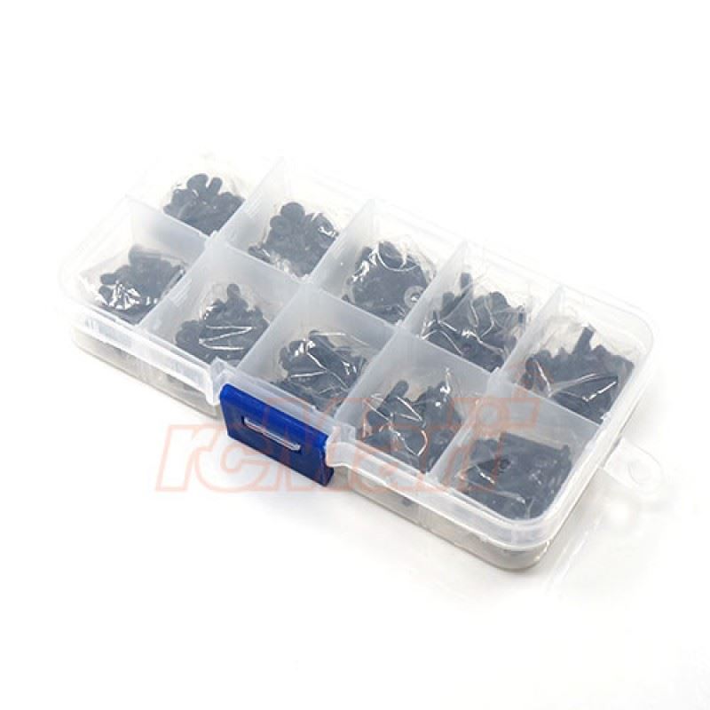 Yeah Racing 12.9 Grade Carbon Steel Screw Assorted Set (200pcs) with FREE Mini box