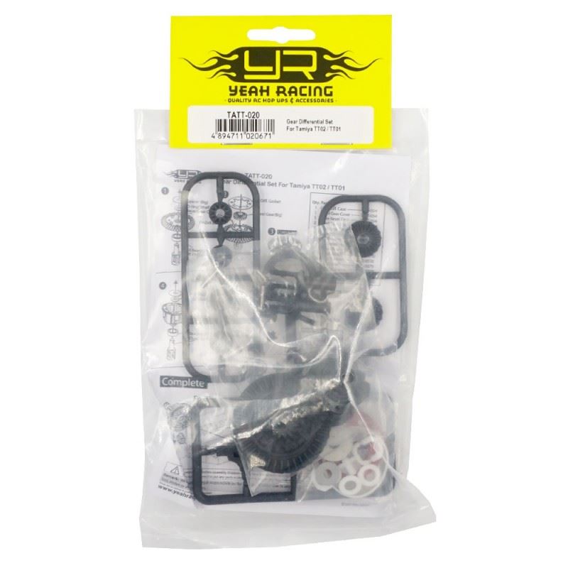 Yeah Racing Oil Filled Gear Differential Set For Tamiya TT02 TT01