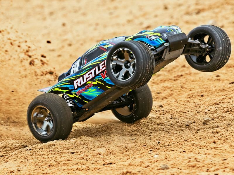 Traxxas Rustler VXL TSM RTR - Yellow