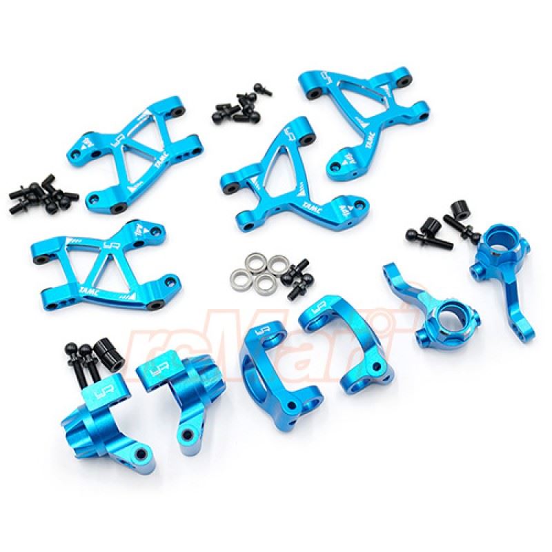 Yeah Racing Aluminum Essential Conversion Kit for Tamiya M07 Blue