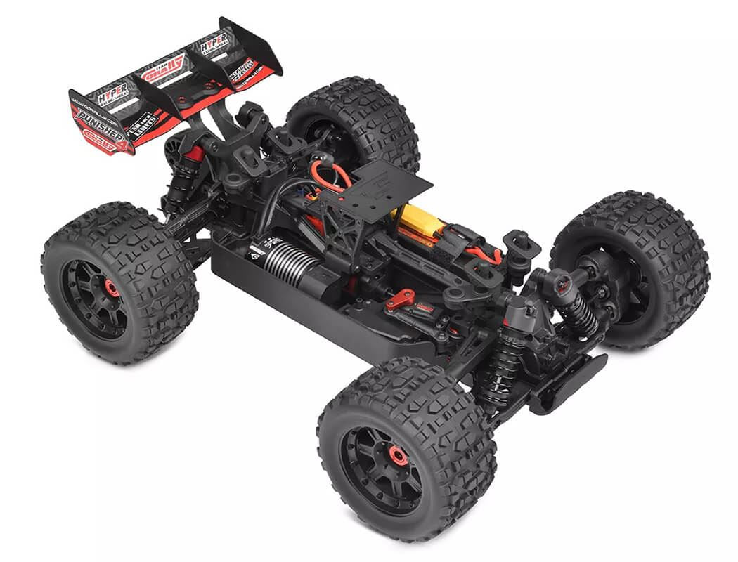 Corally Punisher 4 Brushless 4S Basher Truck Rtr - Red