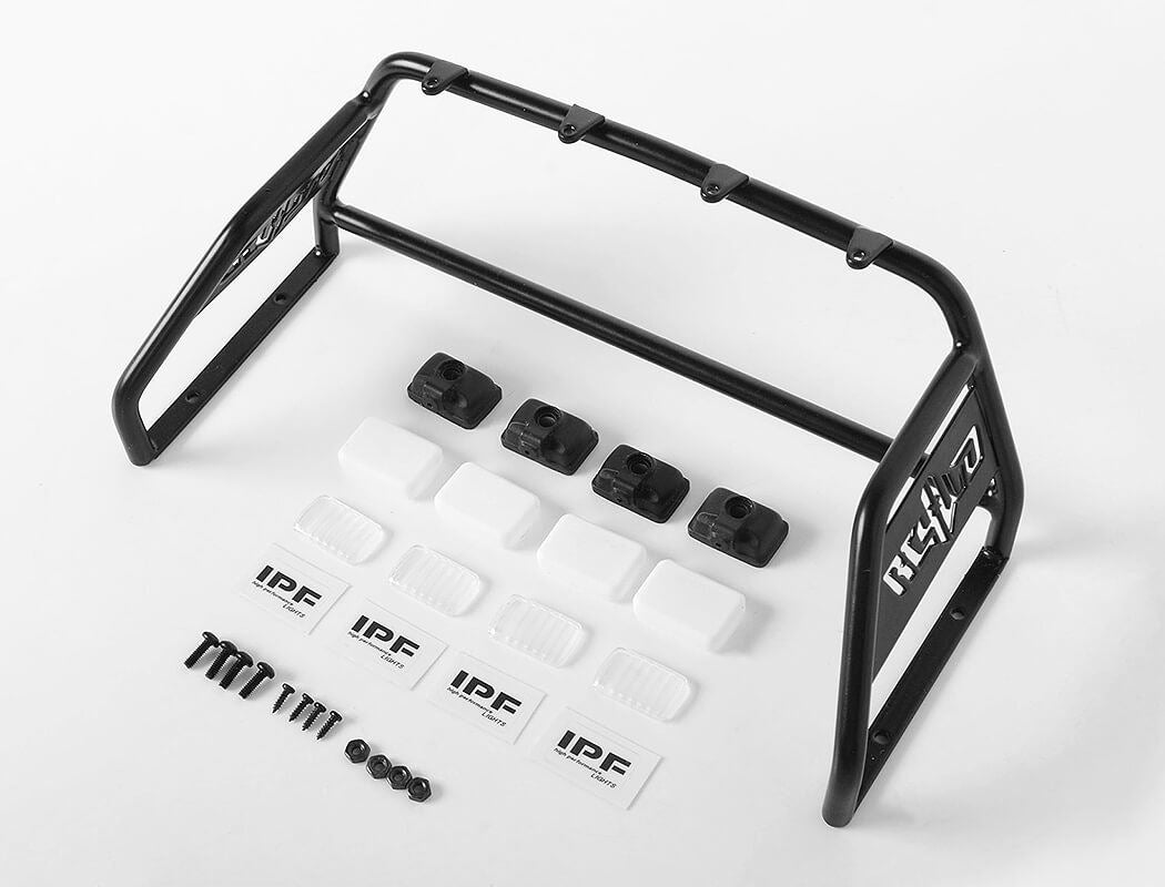 RC4WD STEEL ROLL BAR W/IPF LIGHTS FOR TOYOTA TACOMA