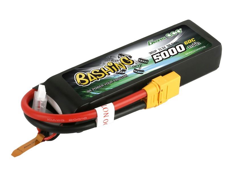 Gens Ace Li-Po Car 3S 11.1V 5000mAh 60C with XT90