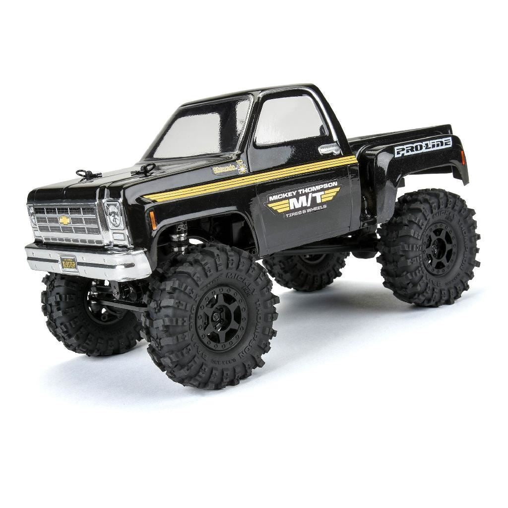Proline 1/24 Mickey Thompson Baja Pro X F/R 1.0In Mtd 7mm Black Holco