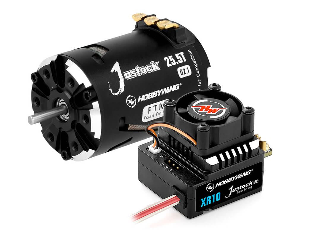 HOBBYWING COMBO XR10 JUSTOCK G3S ESC/JUSTOCK G2.1 25.5T