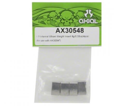 AXIAL 1.9 Intrnl Wheel Wght Insert 9g/.33oz (4)